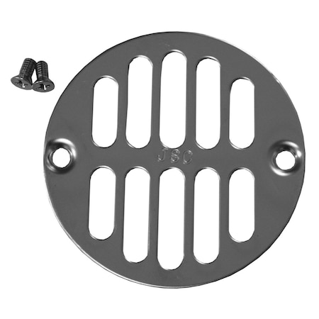 Jones Stephens 3.3in. Stainless Steel Replacement Strainer for 2in. Code Blue Shower Drains D64000